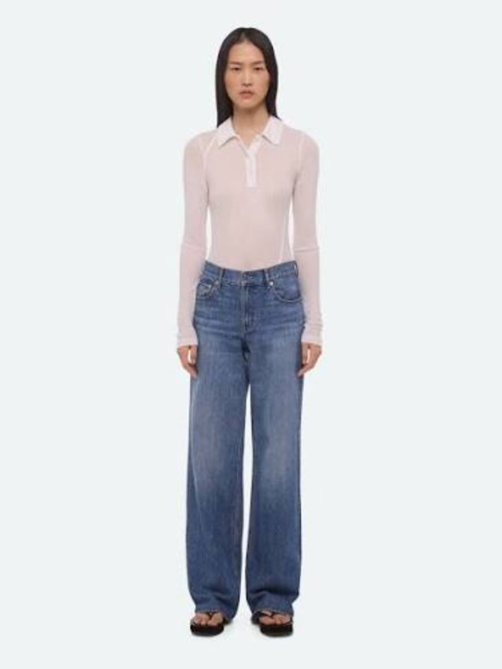 Helmut Lang Mid Rise Straight Leg Wardrobe Jeans Unisex Size 31 NWT